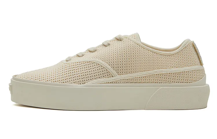 EQLZ EQUALIZER Fault Fabric Low top Skateboard Shoes Unisex Heron White