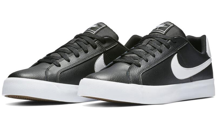Унисекс кеды Nike Court Royale Ac (черно-белый) — фото 3