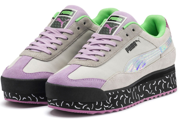 Женские кеды PUMA Roma AMOR DIMENSION (фиолетовый) — фото 3