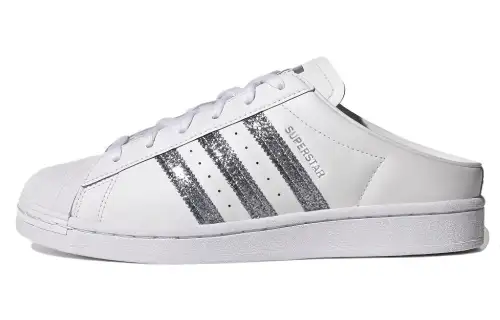 Adidas Wmns Superstar Mule 'White Silver Metallic' Women's