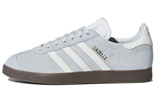 Adidas Originals Gazelle Comfortable Abrasion Resistant Low top Skateboard Shoes Women's Haze Blue