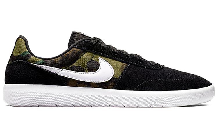Кеды Nike SB Team Classic (черно-бело-зеленые) — Чёрный / белый / зелёный — фото 2