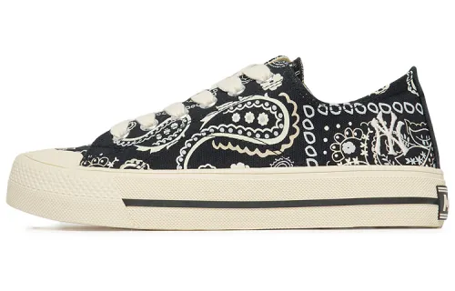 MLB Playball Paisley Lightweight And Breathable Low top Skateboard Shoes Unisex Black
