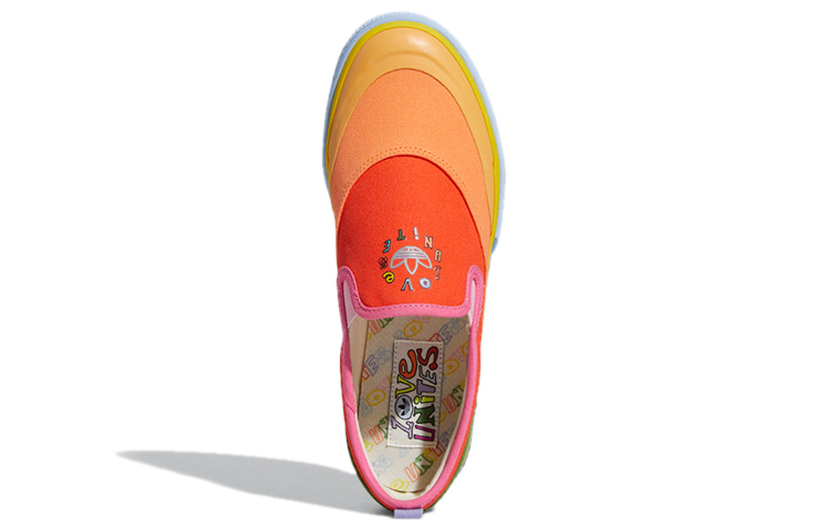 Кеды adidas originals NIZZA Slip-On Pride (разноцветные) — фото 5