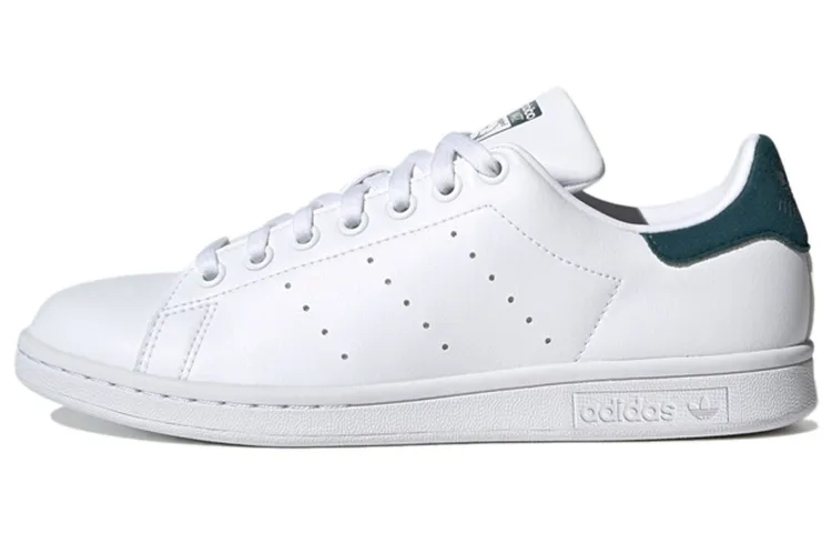 Adidas Originals Stan Smith Slip Resistant Abrasion Resistant Low top Skateboard Shoes Unisex White