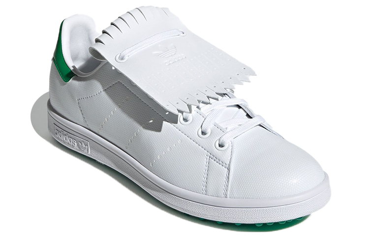 Кеды adidas originals STAN SMITH (белые / зеленые) — Белый / зелёный — фото 3