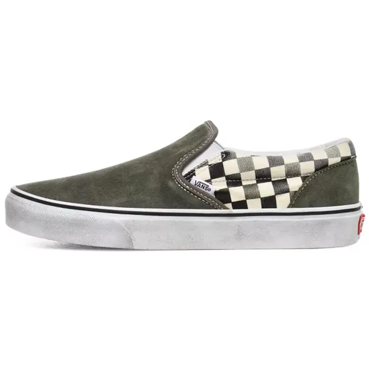 Vans Washed Classic Slip on Green
