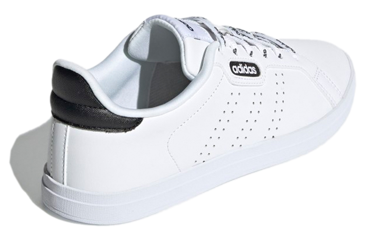 Женские кеды adidas Courtpoint (бело-черная) — Белый / чёрный — фото 4
