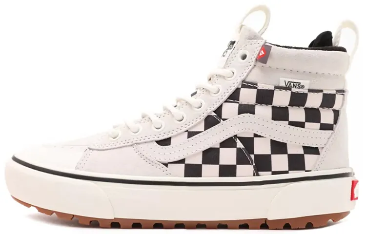 Vans SK8 Fabric Comfortable Abrasion Resistant Lightweight High top Skateboard Shoes Unisex