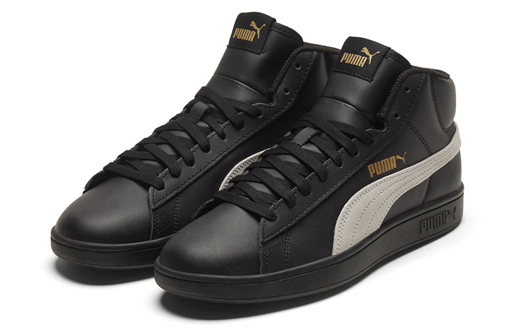 Кеды PUMA Smash (черно-серые) — Чёрныйсерый — фото 3