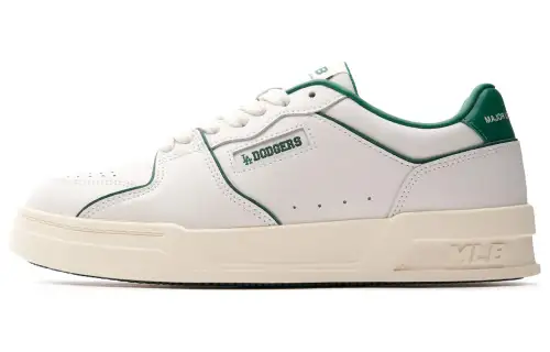 MLB Hofer Coverage Abrasion Resistant Coverage Abrasion Resistant Low top Skateboard Shoes Unisex Green White