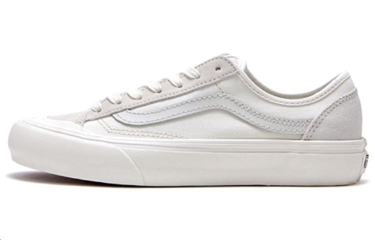 Vans Style 36 Decon Sf canvas low-top sneakers for men and women, gray and white