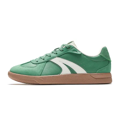 Anta Slip Resistant Abrasion Resistant Low top Skateboard Shoes Women's Green