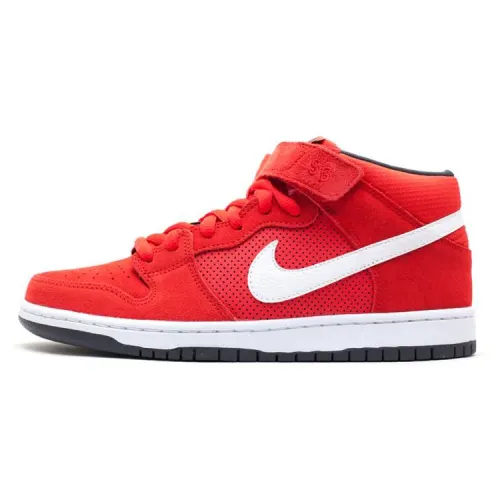 Nike Sb Dunk Mid Hyper Red White