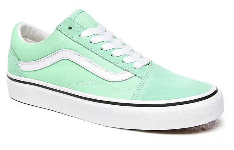 Кеды Vans Old Skool (зелено-белые) — фото 3