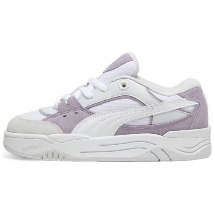 PUMA 180 Low top Skateboard Shoes Women's White Purple
