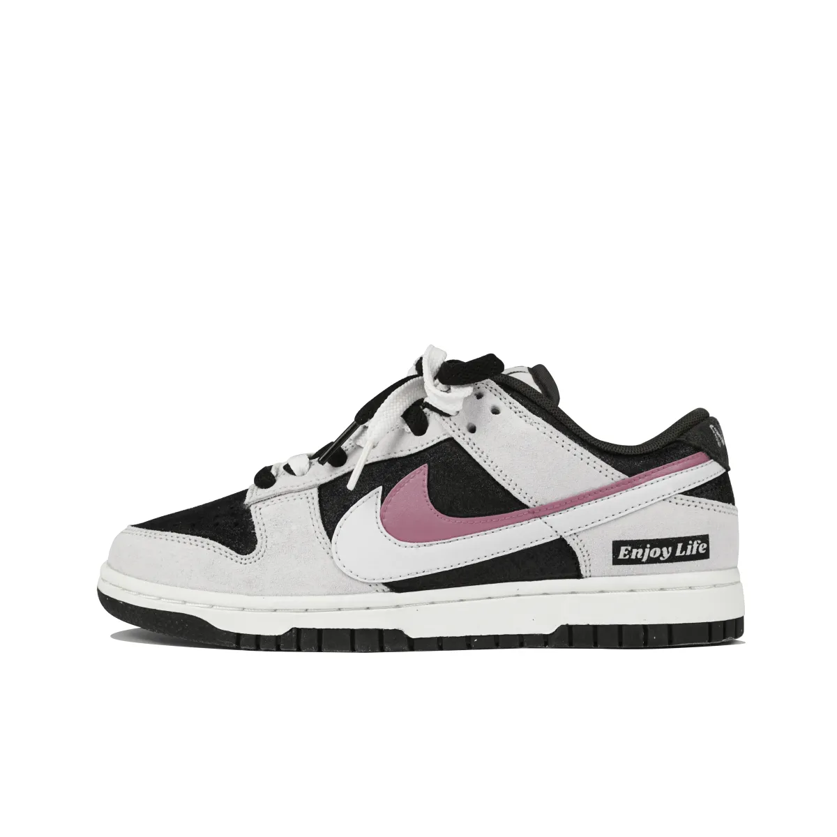 Nike Dunk Suede Slip Resistant Cushioning Slip Resistant Cushioning Low top Skateboard Shoes Unisex Black