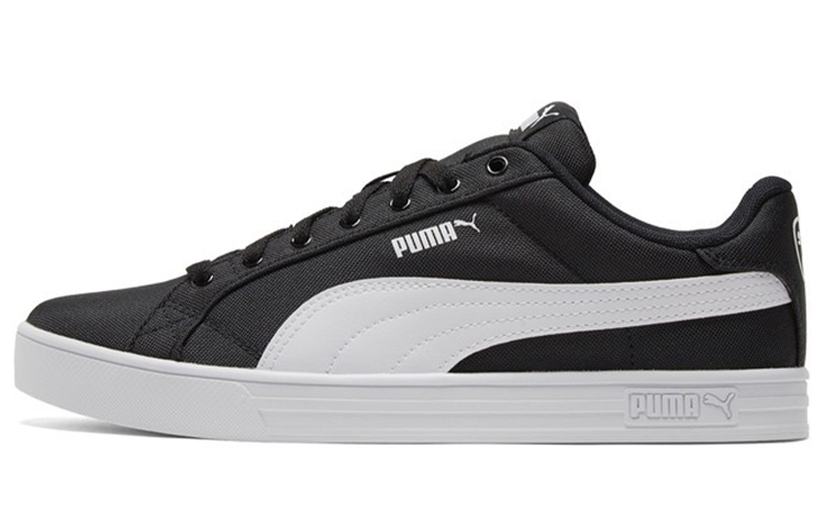 PUMA Smash Vulc Retro Casual Skateboarding Shoes Unisex Black