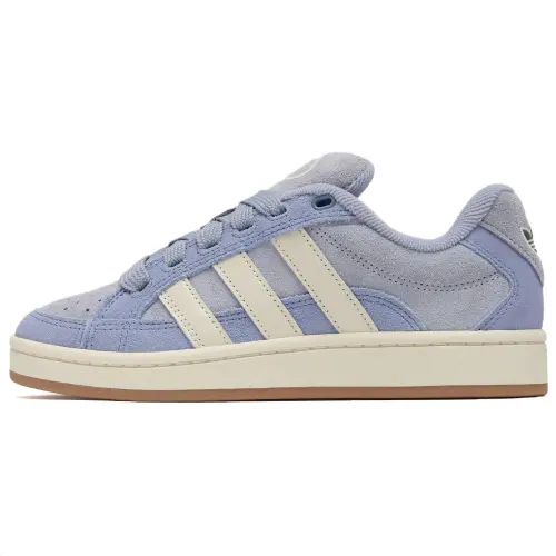 Adidas Originals suede three-stripe sneakers