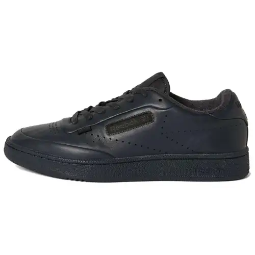 N.HOOLYWOOD COMPILE x Reebok CLUB C 85 Abrasion Resistant Low top Skateboard Shoes Unisex Charcoal Black