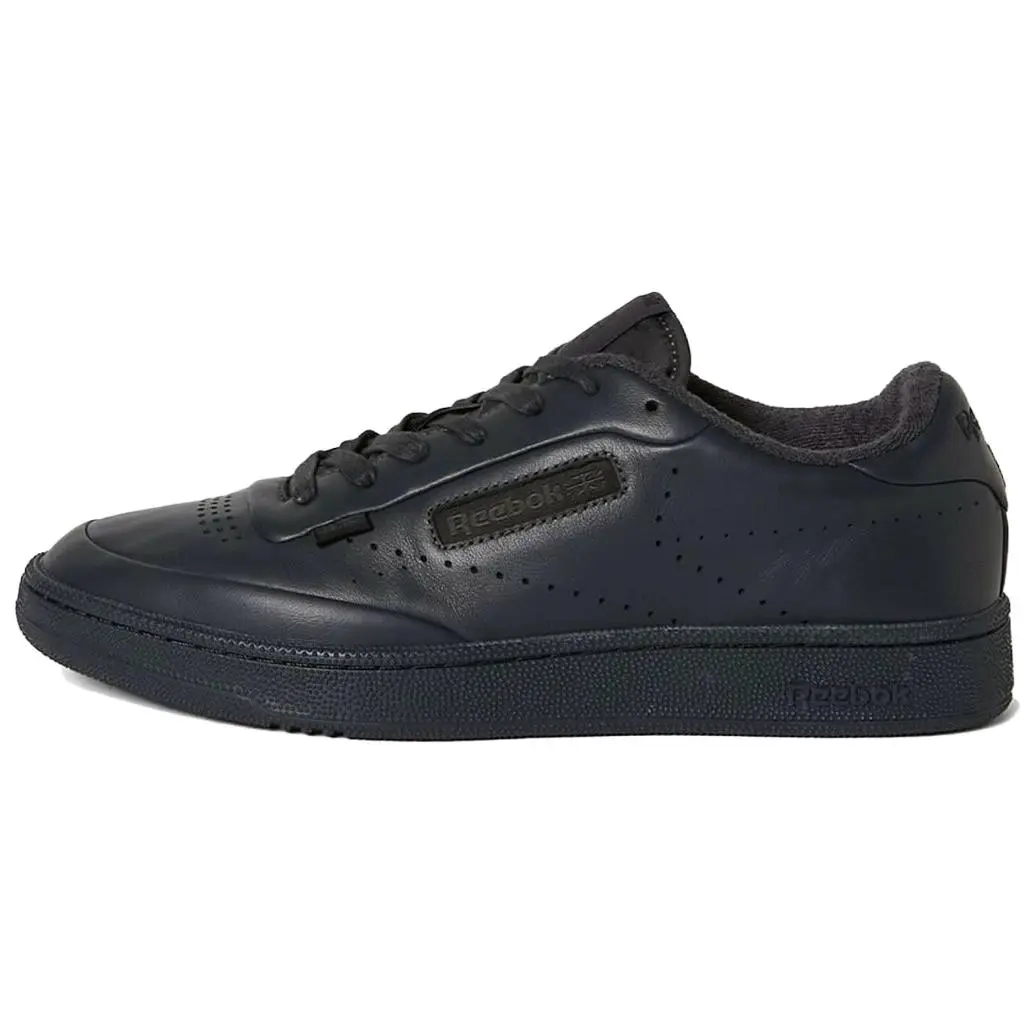Reebok x N.HOOLYWOOD COMPILE CLUB C 85 Low top Skateboard Shoes Unisex Charcoal Black
