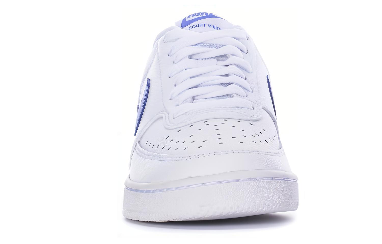 Женские кроссовки Nike Court Vision Low (бело-синие) — Белый / синий — фото 5