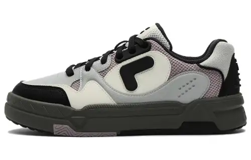 FILA FUSION Bank Skate Shoes 'Grey Pink Black' Women's