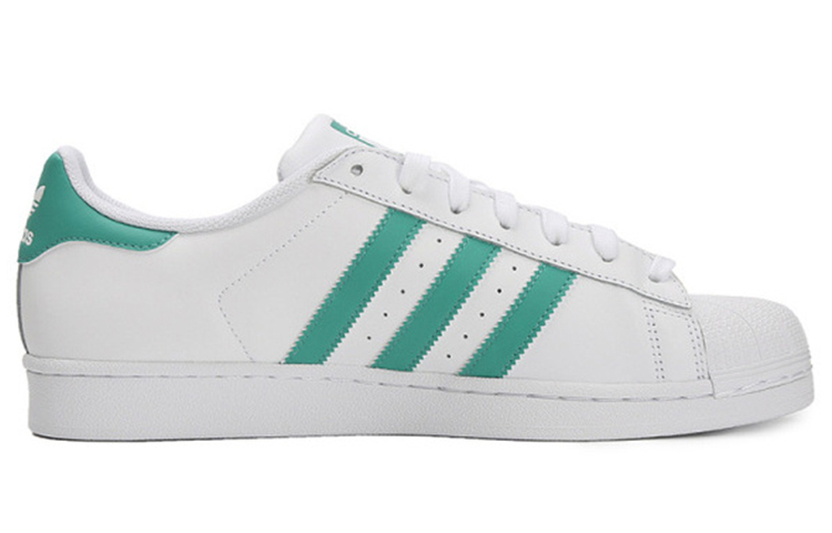 Кеды adidas originals Superstar (зелено-белые) — фото 2