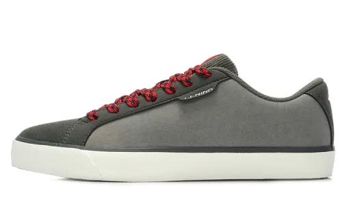 Li Ning Skateboard Shoes Men's Low Top Dull Gray/Beer Gray