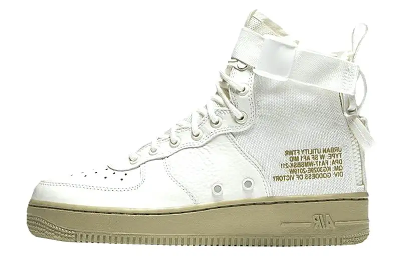 Nike Sf Air Force 1 Mid Ivory Olive Women's