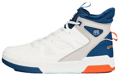 Anta Thermal High top Skateboard Shoes Men's White Blue