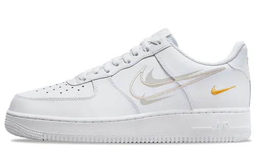Nike Air Force 1 Low Multi Swoosh White Yellow