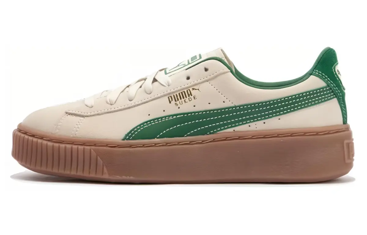 PUMA Suede Platform Core 'Beige Green' Women's