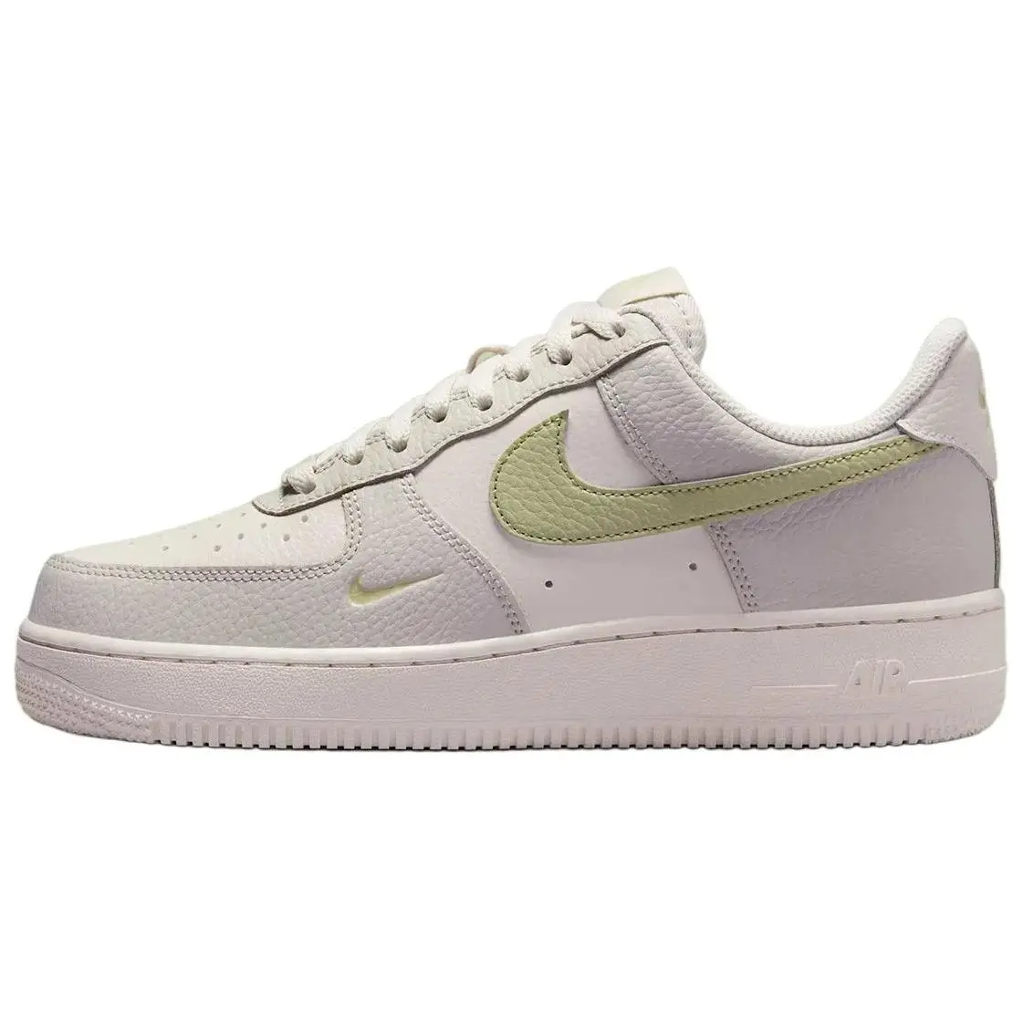 Nike Air Force 1 'Concrete Boys' Leather Slip Resistant Abrasion Resistant Low top Skateboard Shoes Women's White Green
