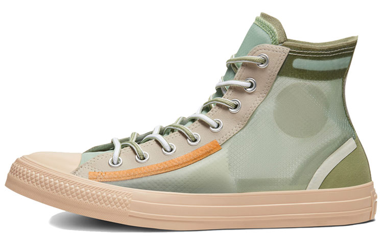 Высокие кеды Converse Chuck Taylor All Star Translucent Mesh Utility (зеленые) — Зелёный — фото 1