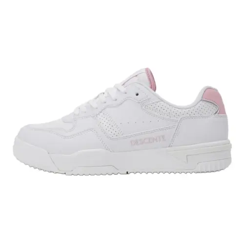 DESCENTE Dribble V2 Slip Resistant Abrasion Resistant Low top Skateboard Shoes Women's White Pink