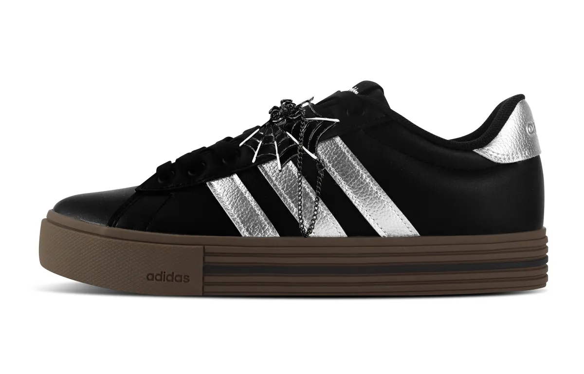 Adidas Daily 4.0 Low top Skateboard Shoes Unisex Black Silver
