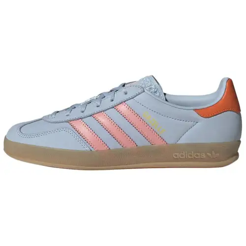 Gazelle Wmns Adidas Originals Indoor 'Wonder Blue Solar Orange' Women's