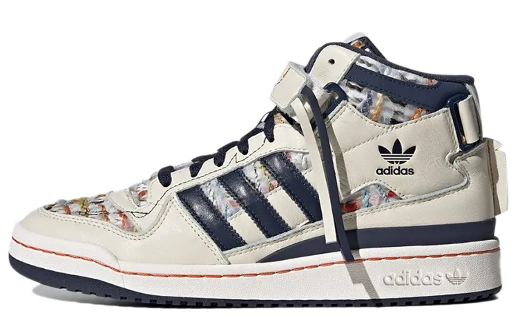adidas originals Forum Mid White Navy