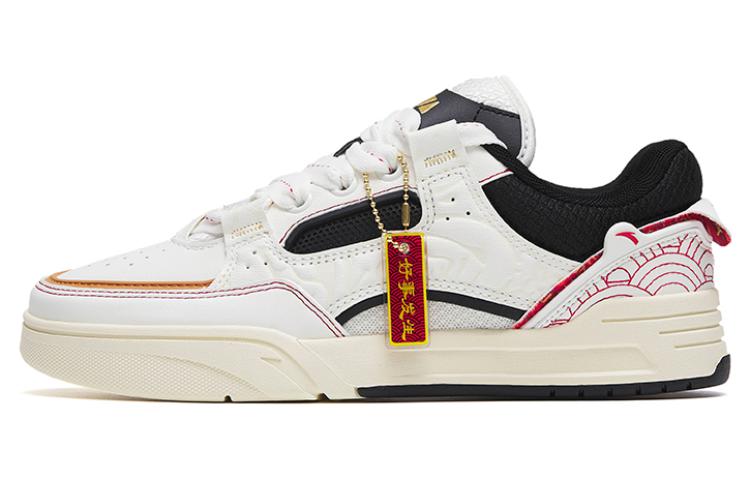 ANTA Jie Ao Collection Skateboard Shoes Women's Low Top White/Black/Red