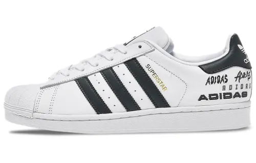 Adidas Originals Superstar For Black/White/Golden Women's