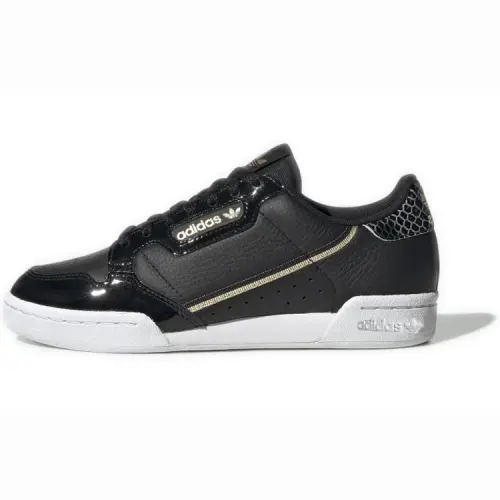 Adidas Continental 80 'Black Gold Metallic' Women's