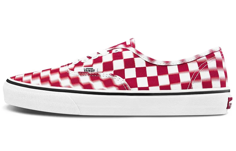 Authentic Vans 'Blur Check - White Red'