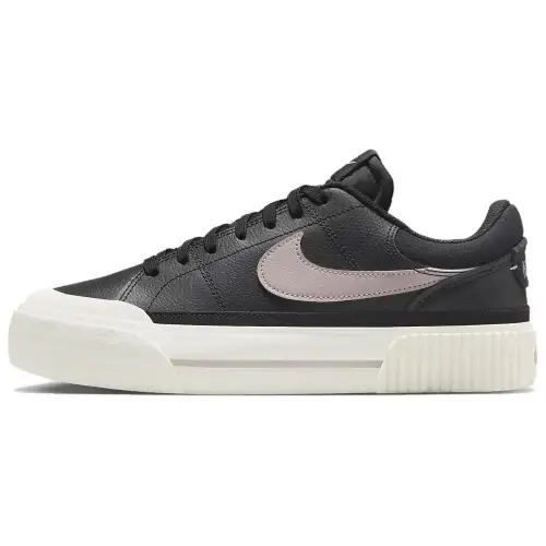 Nike Court Legacy Lift Black Sail Platinum Violet Women's