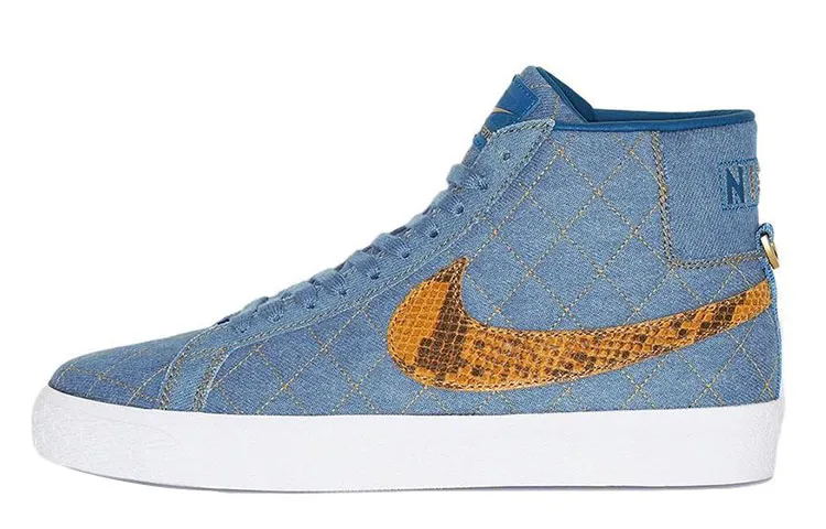 Nike Sb Blazer Mid Qs Supreme Denim