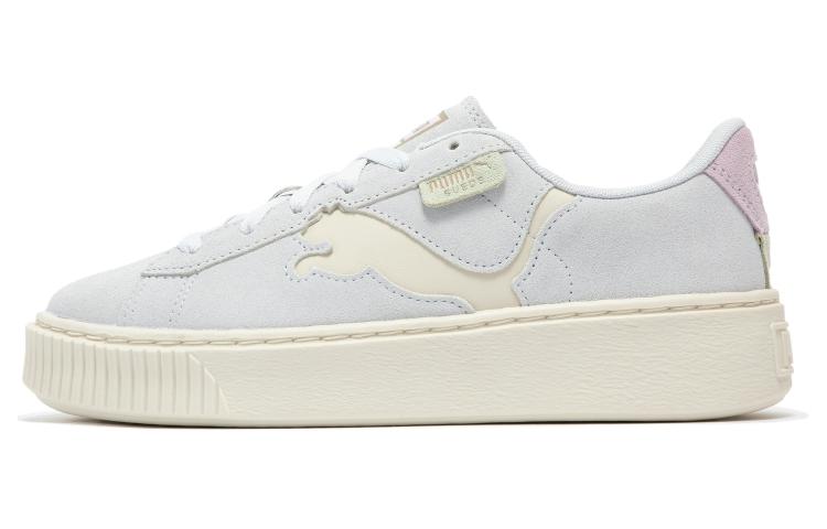 Женские кеды PUMA Suede Platform Platform Cutout WNS (виноградный туман)