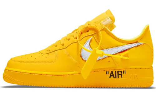 Nike Air Force 1 Low Off White Ica University Gold