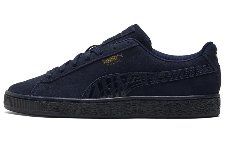 PUMA Suede Mono Deboss 'Dark Blue Black'