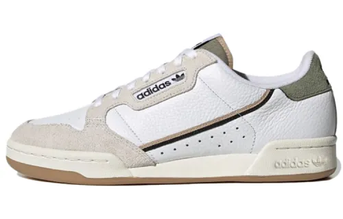 Adidas Originals Continental 80 Casual Non slip Lightweight Low top Skateboard Shoes Men's White Gray