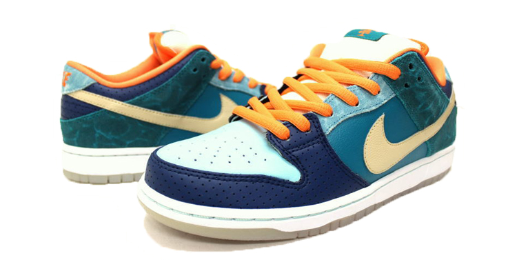 Мужские кеды Nike Dunk SB MIA Skate Shop (голубые) — 蓝/金属金星/矿物蓝 — фото 3